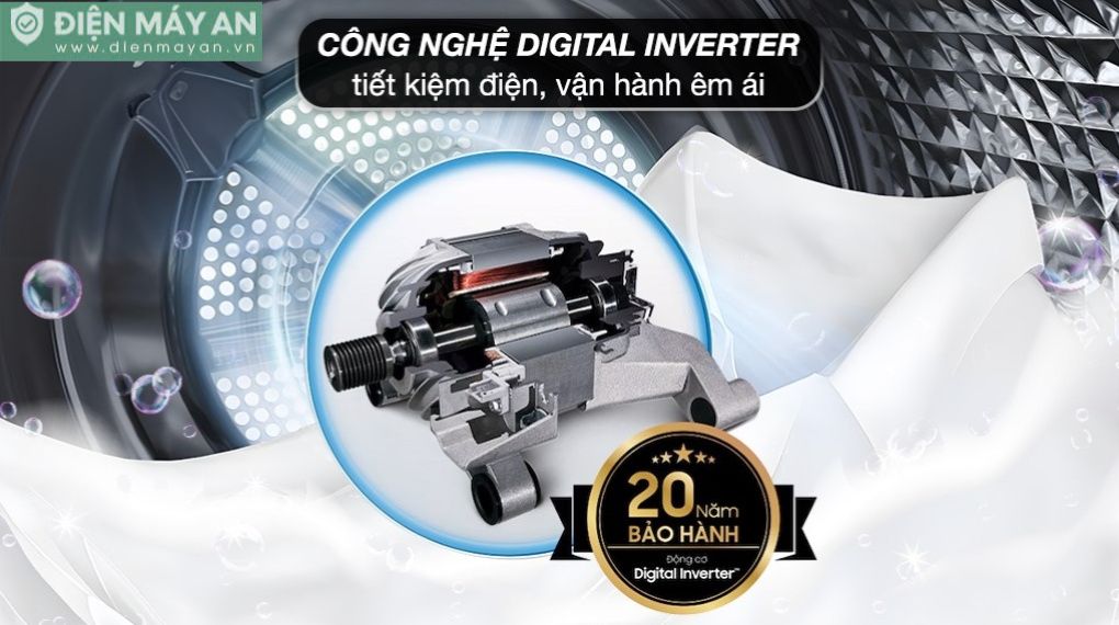 Máy giặt Samsung Inverter 15 kg WA80F15S5CSV